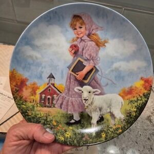 Reco John McClelland Mary Had a Little Lamb Collector Plate 1985 Vintage UNUSED‎